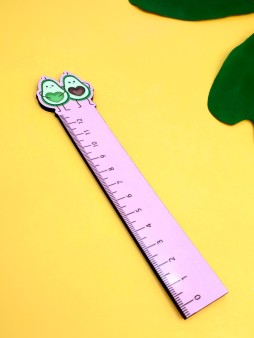 Линейка ЭКО из дерева iLikeGift "Два влюбленных авокадо"