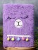 Блокнот плюшевый &quot;Lama&quot;, dark purple 