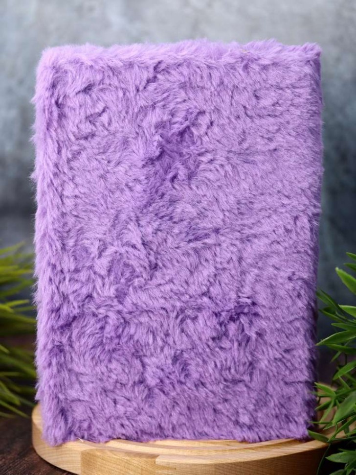 Блокнот плюшевый "Lama", dark purple
