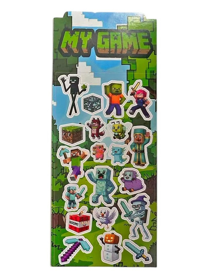Наклейки лазерные "My game", микс (10*22см)