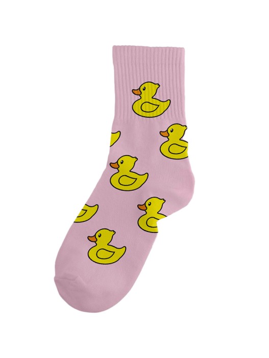 Носки женские "Very cute ducks", р. 35-40, розовый 