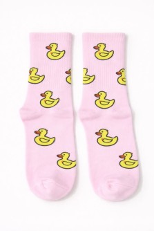 Носки женские "Очаровательные уточки", р. 35-40, розовые