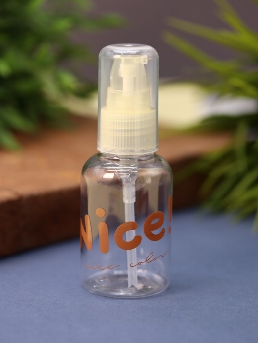 Дорожная бутылочка &quot;Nice!&quot;, yellow (50 ml) 