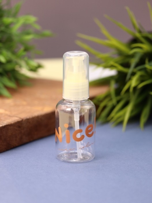 Дорожная бутылочка &quot;Nice!&quot;, yellow (50 ml) 