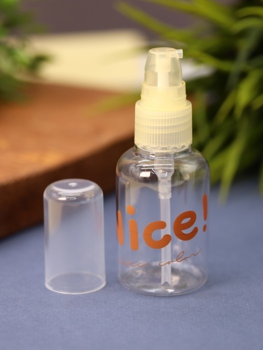 Дорожная бутылочка &quot;Nice!&quot;, yellow (50 ml) 