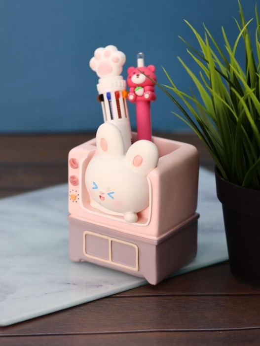 Подставка для канцелярских принадлежностей &quot;TV bunny&quot;, pink, 11 см 