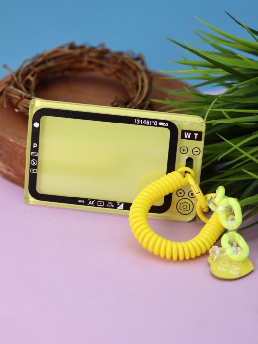 Футляр для карт с брелком &quot;Camera&quot;, yellow 