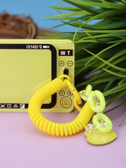 Футляр для карт с брелком &quot;Camera&quot;, yellow 