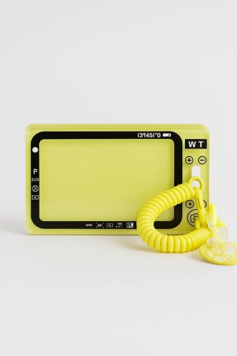Футляр для карт с брелком &quot;Camera&quot;, yellow 