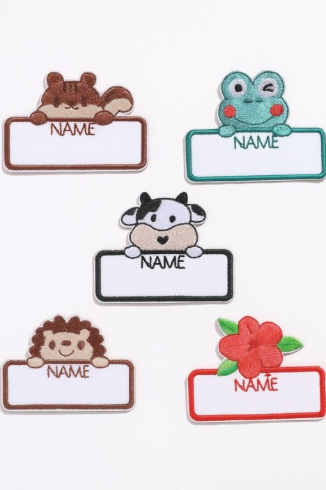 Набор термонашивок для одежды iLikeGift 5 шт. «Names» 