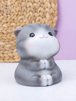 Копилка "Gray cat", paws together