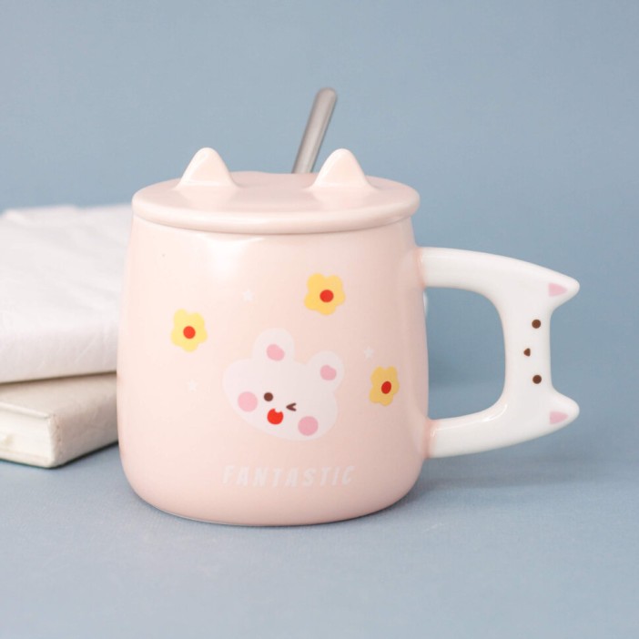 Кружка "Simple pink", (01) (400ml) 