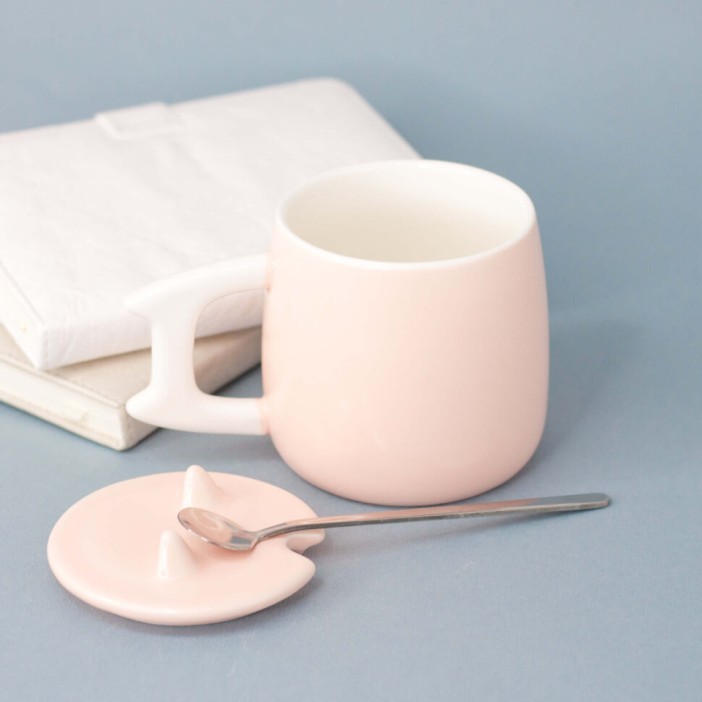 Кружка "Simple pink", (01) (400ml) 