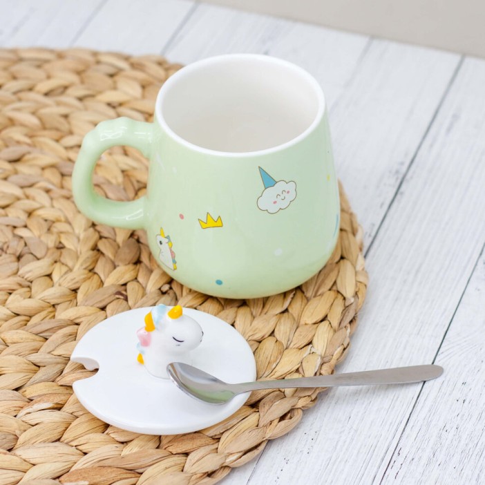 Кружка "Plump unicorn", green (420ml) 