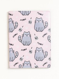 ОБЛОЖКА ДЛЯ ПАСПОРТА "Meow", плотность 600 мкм