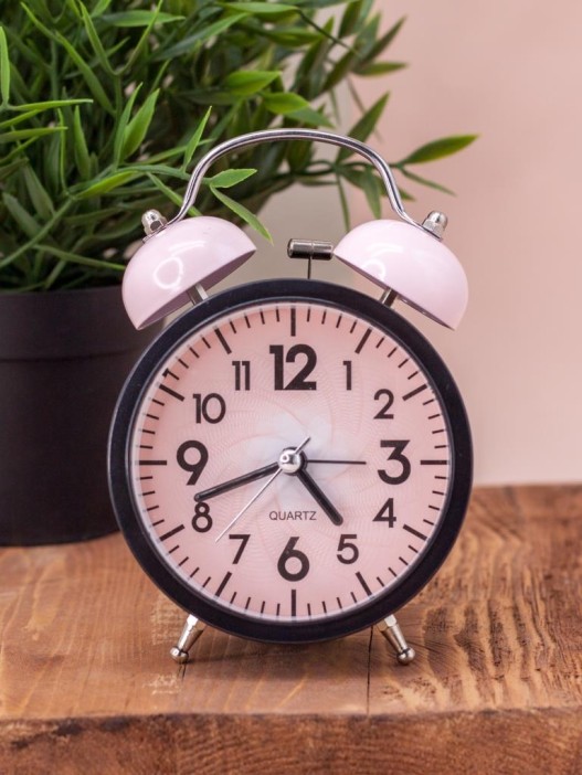 Часы-будильник "Multicolor", pink (13,3х10 см) 