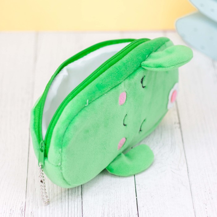 Пенал плюшевый &quot;Сactus&quot;, green (20*10 см) 