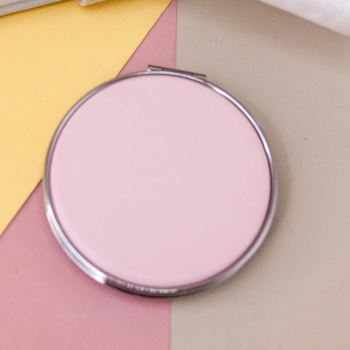 Зеркало-шейкер раскладное &quot;Friend bunny&quot;, pink (7*7 см) 