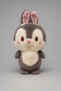 Мягкая игрушка &quot;Flowered bunny&quot;, grey, 20 см