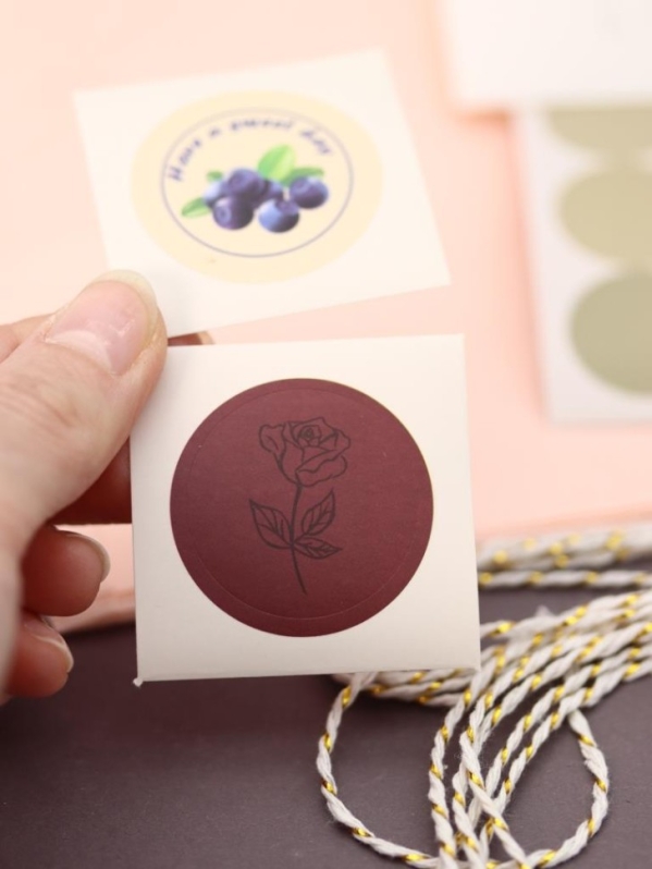 Упаковочный набор д/подарков (2 листа+лента+открытка+5 наклеек) "Коралловая гармония", 50х70см