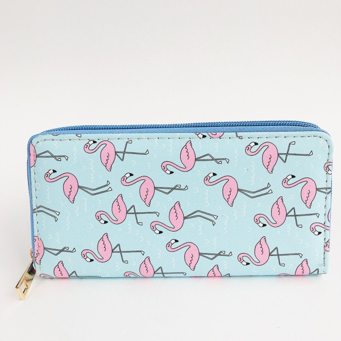 Кошелёк "Розовые фламинго" 