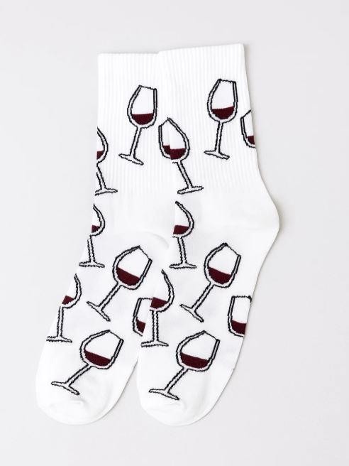 Носки женские &quot;Wine&quot;, р. 35-40, белый 
