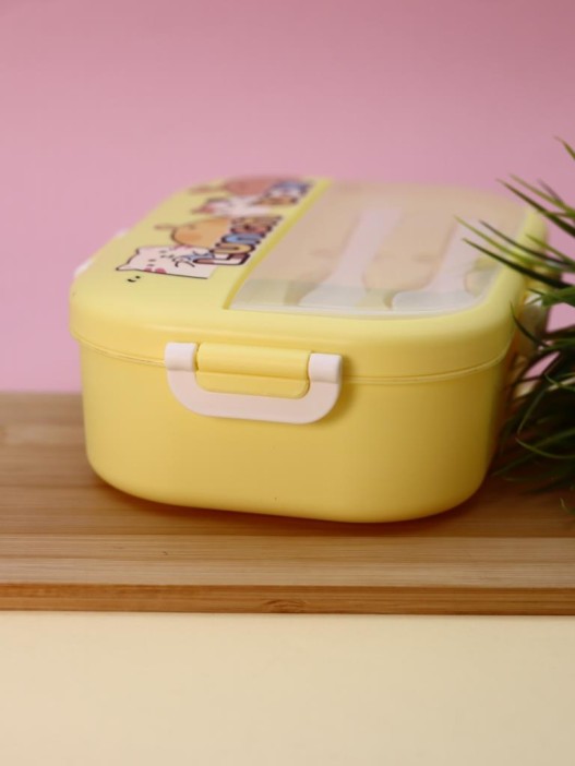 Ланчбокс «Cat family», yellow (1400 ml) 