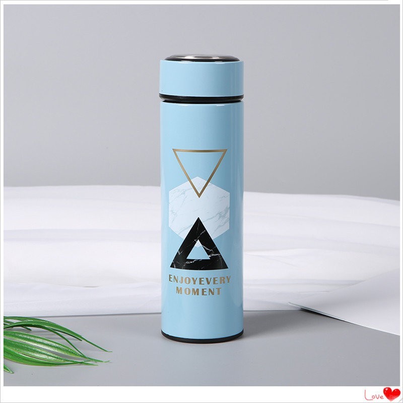 M-2763W Термос "Enjoy every moment", blue (400ml)