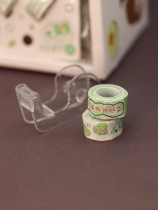 Набор декоративного скотча 2 шт. + диспенсер "Avomilk" (1.2см*3м) 