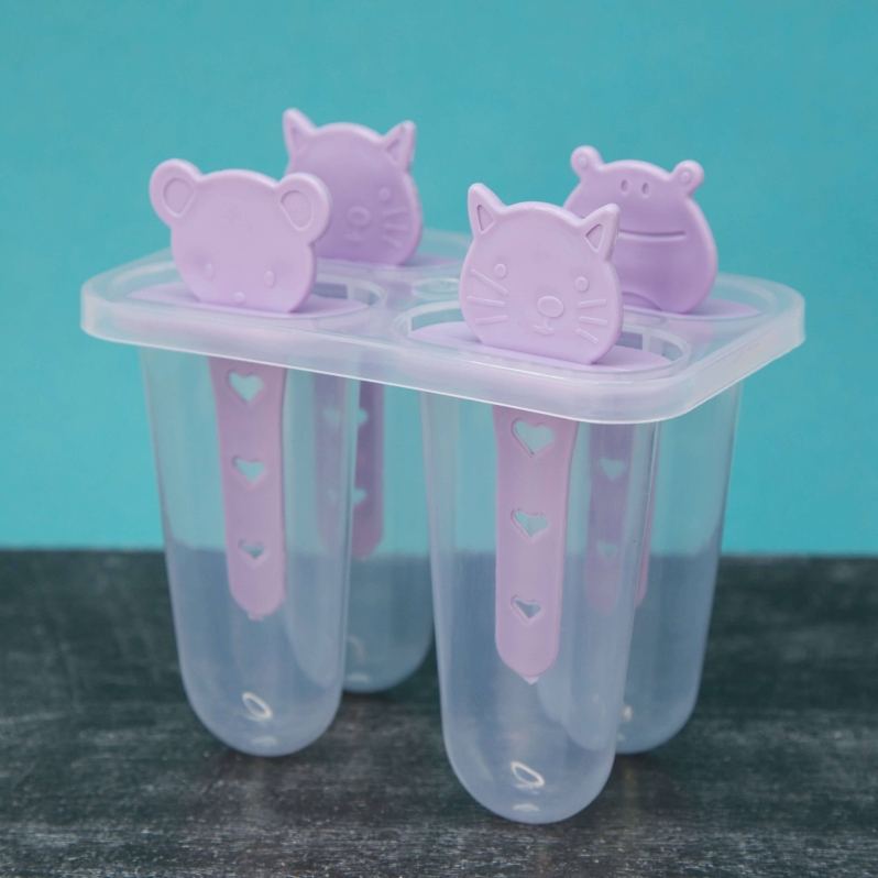 Формочки для мороженого "Животное", фиолетовый микс