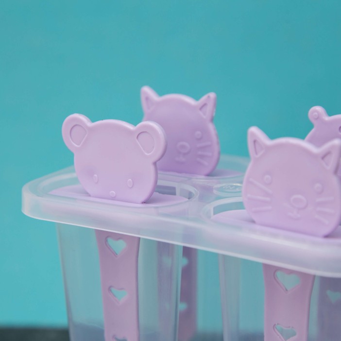 Формочки для мороженого "Animal", purple mix 