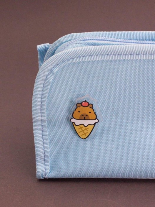 Значок акриловый iLikeGift &quot;Capybara - ice cream&quot; 