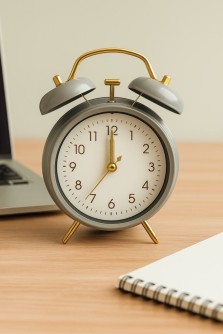 Часы-будильник «Aesthetic», gray