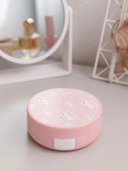 Контейнер для линз "Unicorn", pink