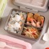 Ланчбокс "Вкусный перерыв", коричневый (1300 мл)