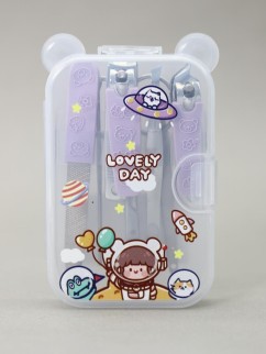 Маникюрный набор &quot;Anime lovely day&quot;, purple