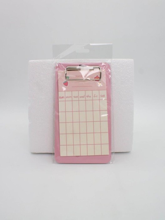 Блок для заметок с зажимом &quot;Cute month&quot;, 30 л. 10*18 см 