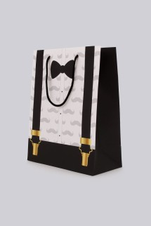 Пакет подарочный «Business suit», men&#039;s suspenders (26*32*12.5)