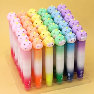 Маркер текстовыделитель &quot;Dino&quot;, mix, шоу-бокс 36 шт.