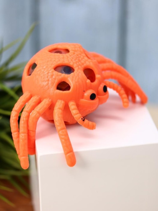 Мялка - антистресс «Squeeze spider», orange 
