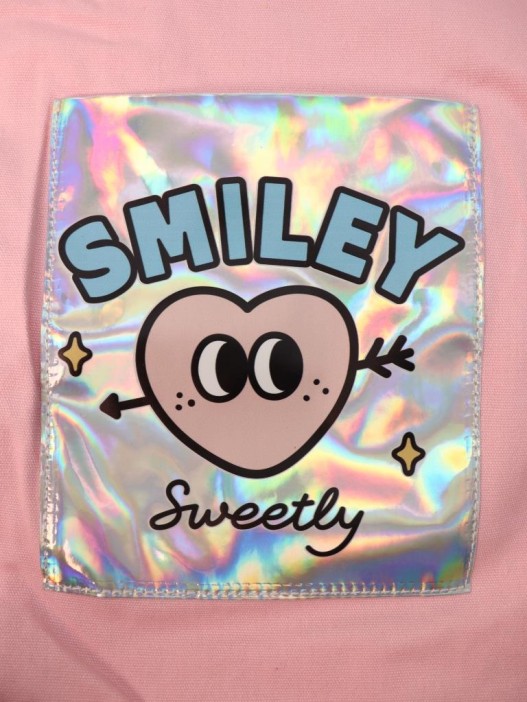 Сумка шоппер &quot;Smiley&quot;, pink 