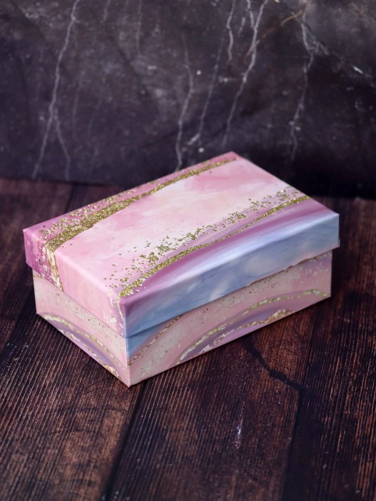 Подарочная коробка «Amethyst», blue (18*12*7) 