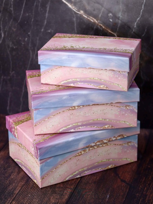 Подарочная коробка «Amethyst», blue (18*12*7) 