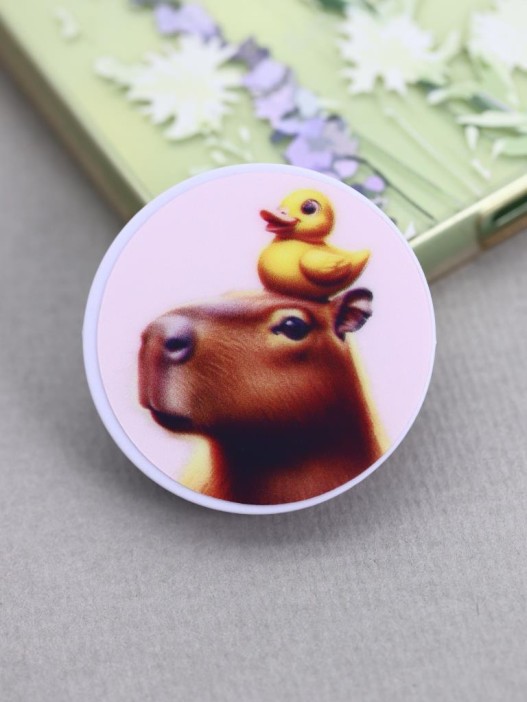 Попсокет iLikeGift "Capybara duck" 