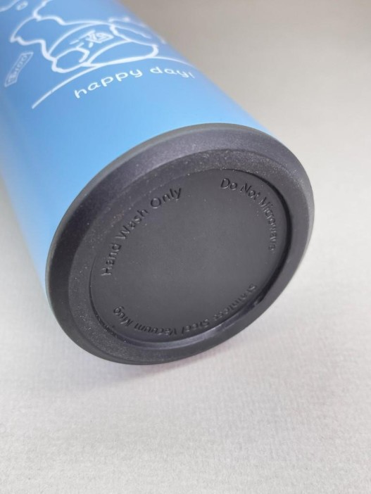 Термос с датчиком температуры «Nice animal», blue (500 ml) 