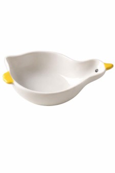 Набор керамических соусников 20шт. "Утенок", белый (11,2x6,2x2,6 см)