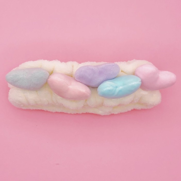 Повязка на голову &quot;Color heart&quot;, peach 