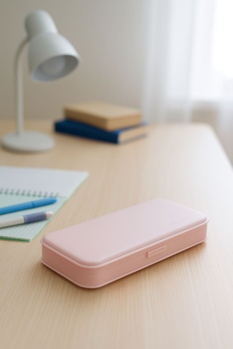 Пенал &quot;Pensil box&quot;, pink (20.5*9.3*3 см) 