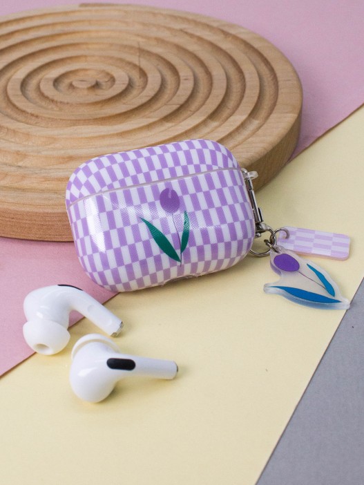 Чехол для AirPods Pro &quot;Flower&quot;, purple 