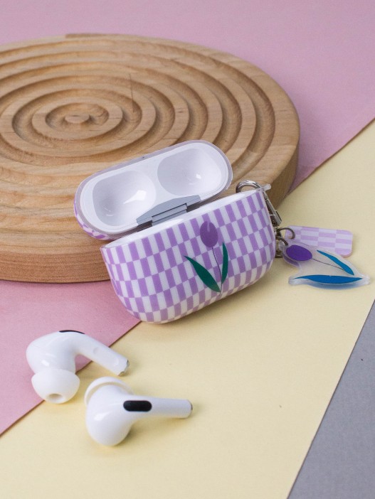 Чехол для AirPods Pro &quot;Flower&quot;, purple 